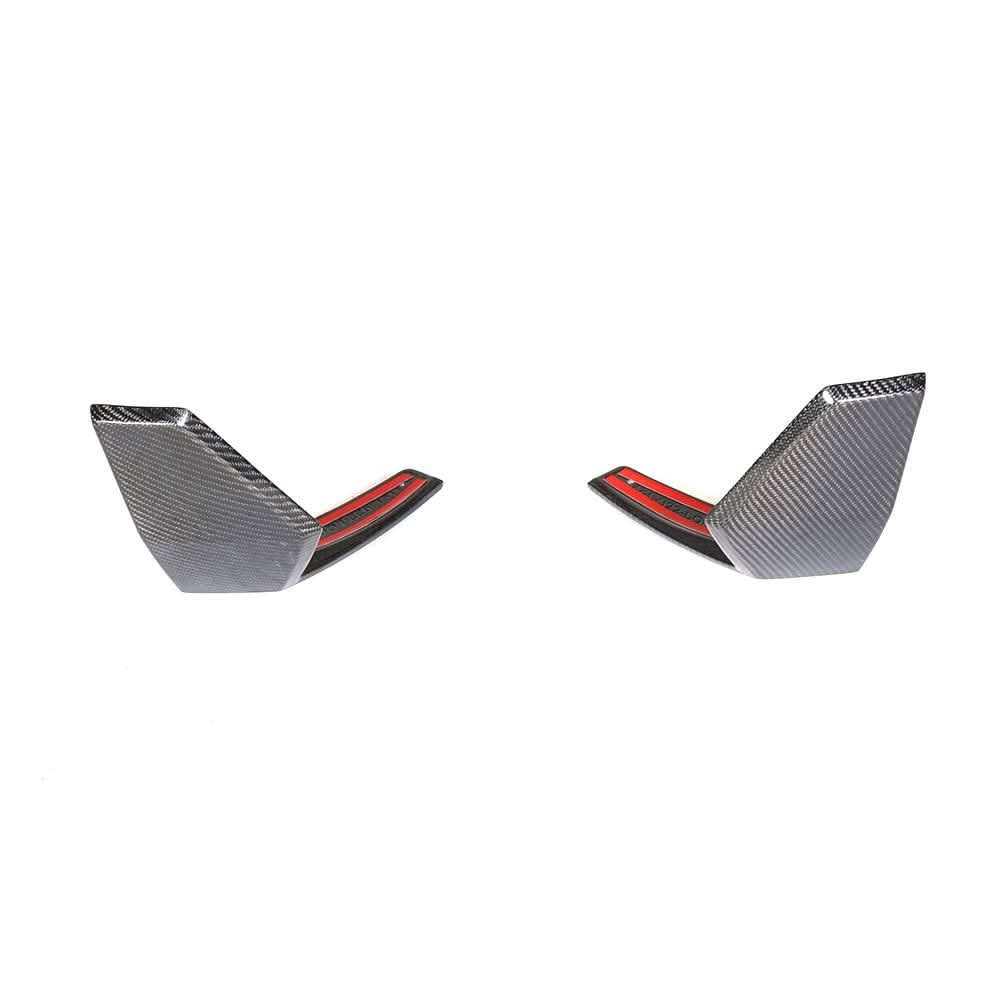 V Style Carbon Fibre Front Side Splitter for BMW G05 X5 18-22 - Carbon Factory