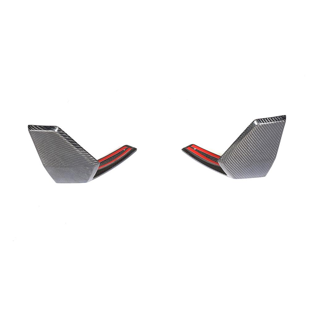 V Style Carbon Fibre Front Side Splitter for BMW G05 X5 18-22-Carbon Factory