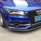 V Style Carbon Fibre Front Splitter for Audi 4G A7 S Line S7 10-18-Carbon Factory
