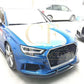 V Style Carbon Fibre Front Splitter for Audi 8V RS3 Saloon 17-20-Carbon Factory