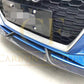 V Style Carbon Fibre Front Splitter for Audi 8V RS3 Saloon 17-20-Carbon Factory