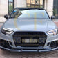 V Style Carbon Fibre Front Splitter for Audi 8V RS3 Saloon 17-20-Carbon Factory