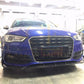 V Style Carbon Fibre Front Splitter for Audi A3 Hatchback S Line & S3 13-15-Carbon Factory