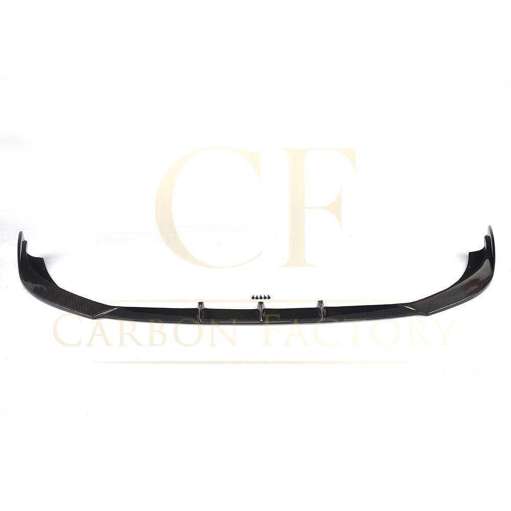 V Style Carbon Fibre Front Splitter for Audi A3 Hatchback S Line & S3 13-15-Carbon Factory