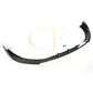 V Style Carbon Fibre Front Splitter for Audi A3 Hatchback S Line & S3 13-15-Carbon Factory