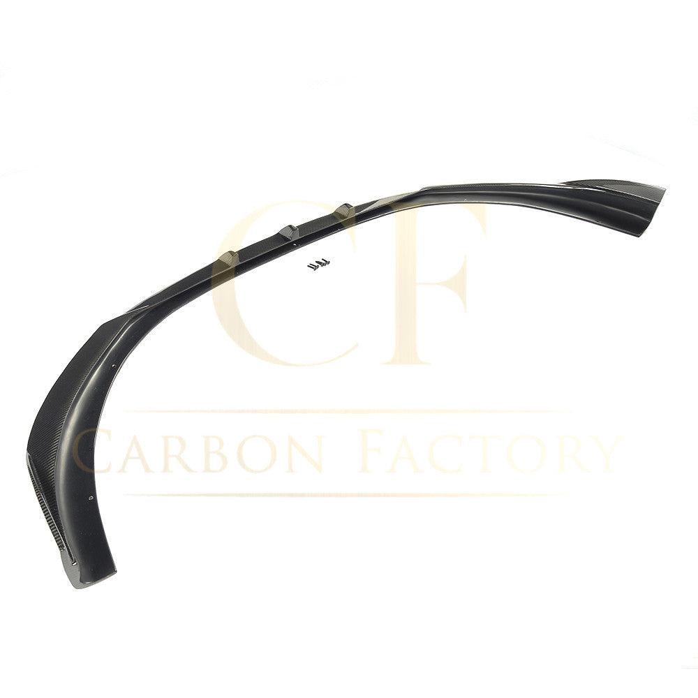 V Style Carbon Fibre Front Splitter for Audi A3 Hatchback S Line & S3 13-15-Carbon Factory