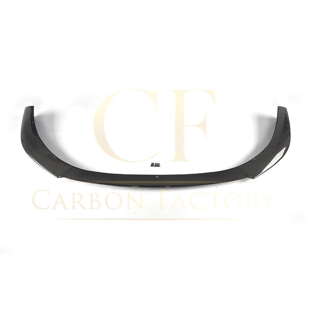 V Style Carbon Fibre Front Splitter for Audi A3 Hatchback S Line & S3 13-15-Carbon Factory