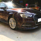 V Style Carbon Fibre Front Splitter for Audi A3 Hatchback S Line & S3 16-19-Carbon Factory