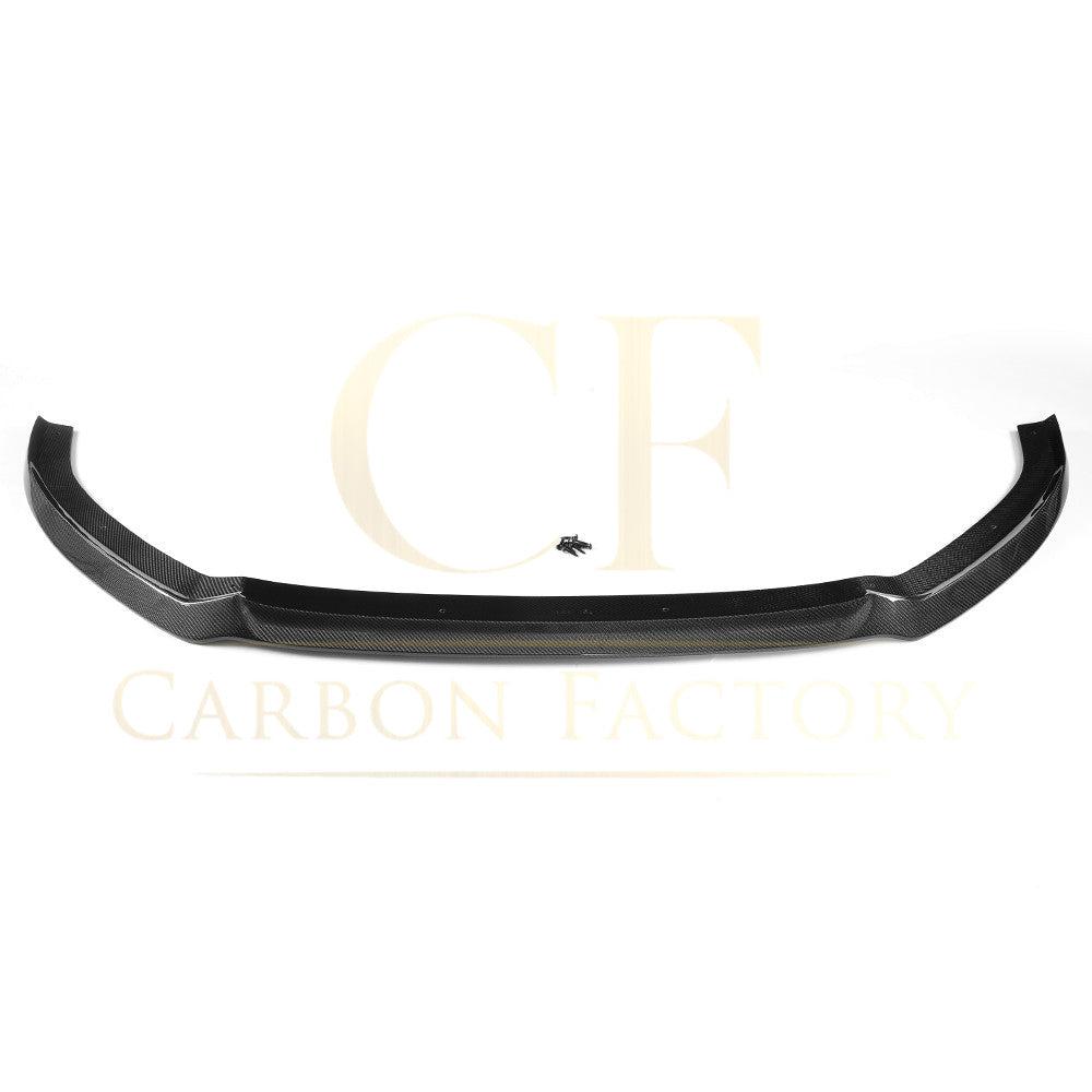 V Style Carbon Fibre Front Splitter for Audi A3 Hatchback S Line & S3 16-19-Carbon Factory