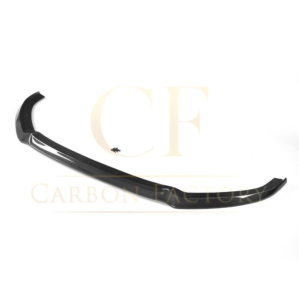 V Style Carbon Fibre Front Splitter for Audi A3 Hatchback S Line & S3 16-19-Carbon Factory
