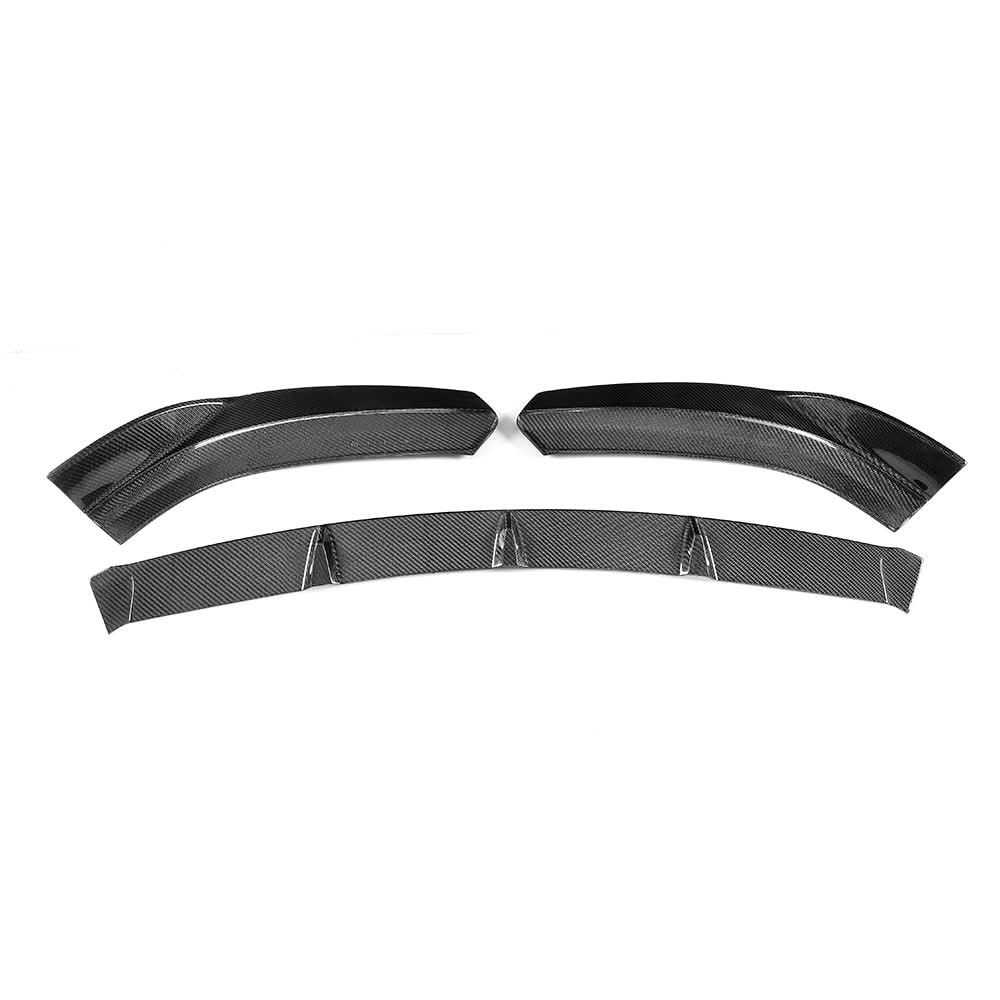 V Style Carbon Fibre Front Splitter for Audi A3 Saloon S Line & S3 16-19 - Carbon Factory