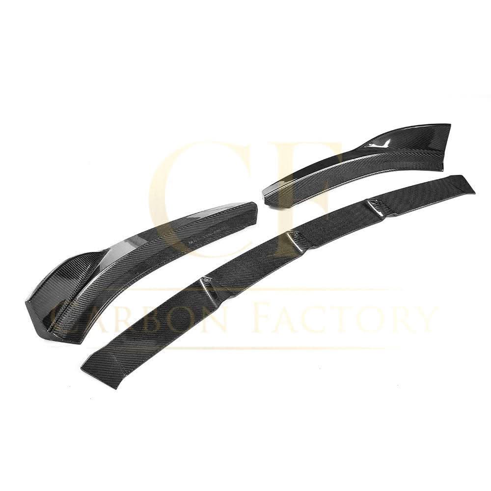 V Style Carbon Fibre Front Splitter for Audi A3 Saloon S Line & S3 16-19 - Carbon Factory