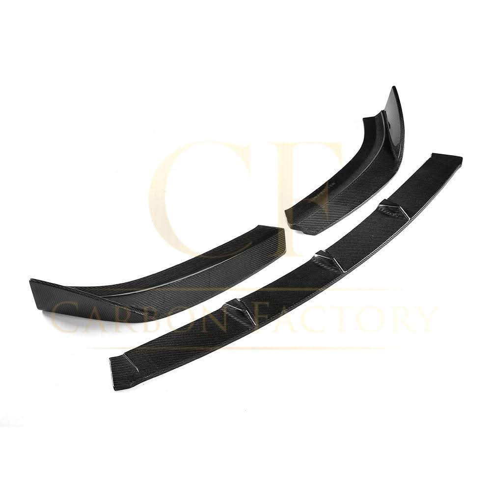 V Style Carbon Fibre Front Splitter for Audi A3 Saloon S Line & S3 16-19 - Carbon Factory