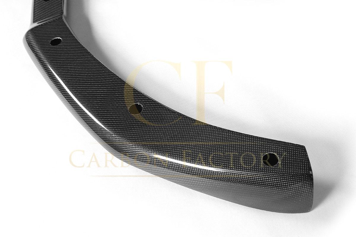 V Style Carbon Fibre Front Splitter for Audi A4 B8 S Line 08-12-Carbon Factory