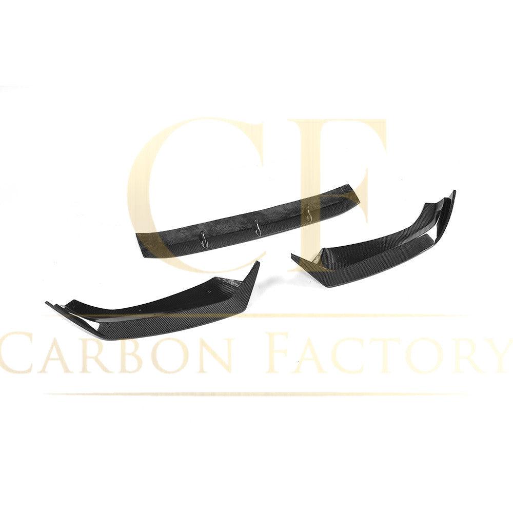 V Style Carbon Fibre Front Splitter for Audi A4 B9 S Line & S4 16-18-Carbon Factory