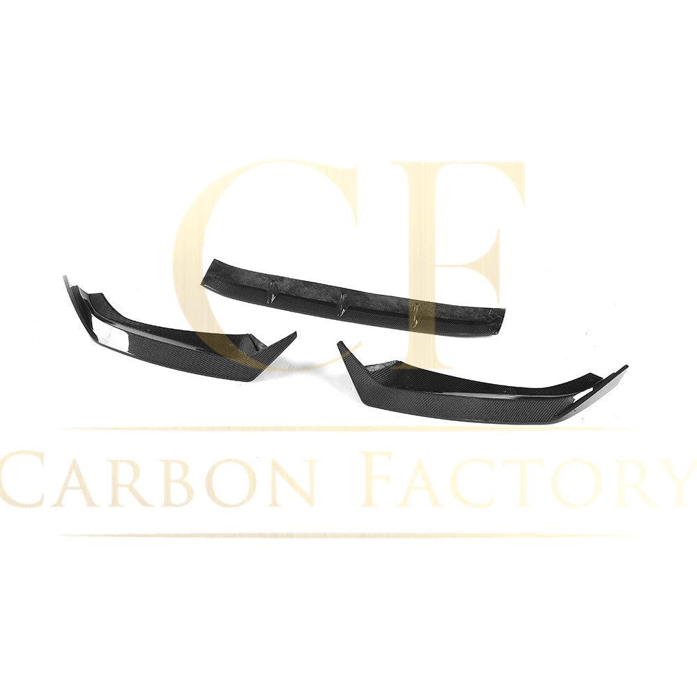 V Style Carbon Fibre Front Splitter for Audi A4 B9 S Line & S4 16-18-Carbon Factory