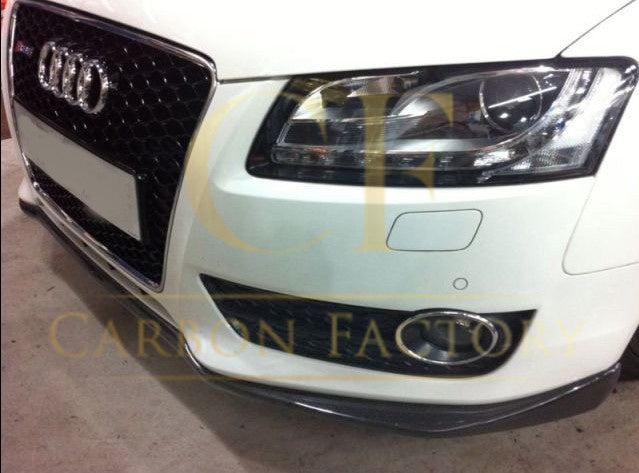 V Style Carbon Fibre Front Splitter for Audi B8 A5 Non S-Line 07-10-Carbon Factory