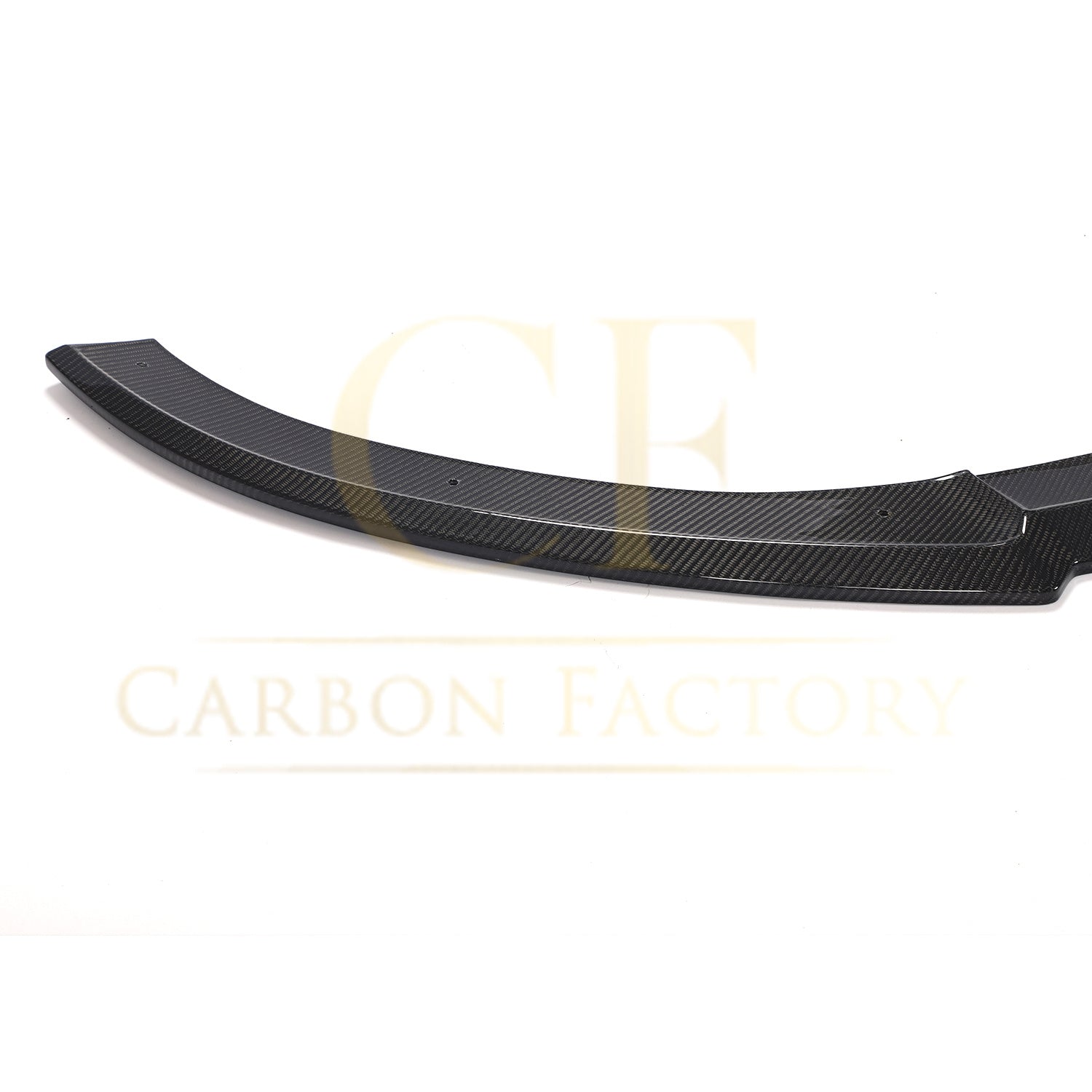 V Style Carbon Fibre Front Splitter for Audi C7 RS6 13-18-Carbon Factory