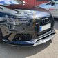 V Style Carbon Fibre Front Splitter for Audi C7 RS6 13-18-Carbon Factory