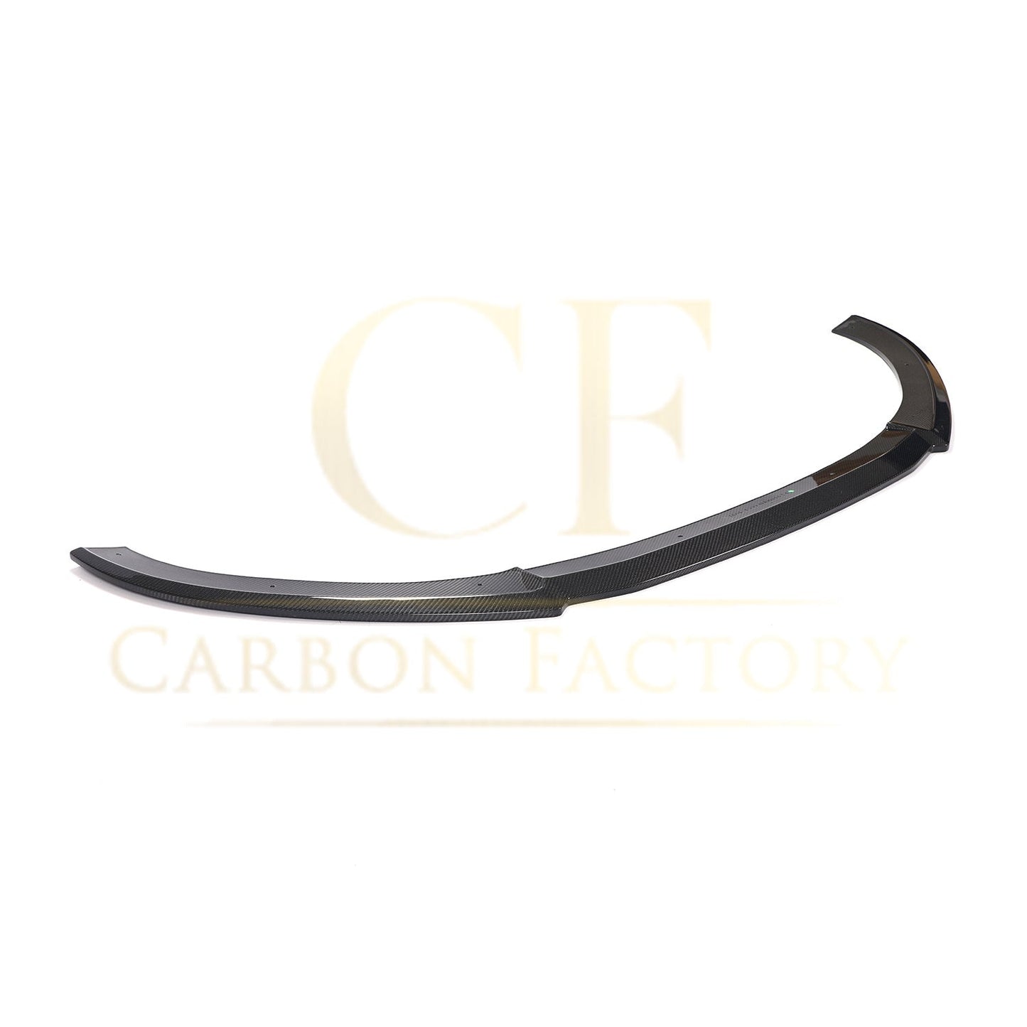 V Style Carbon Fibre Front Splitter for Audi C7 RS6 13-18-Carbon Factory