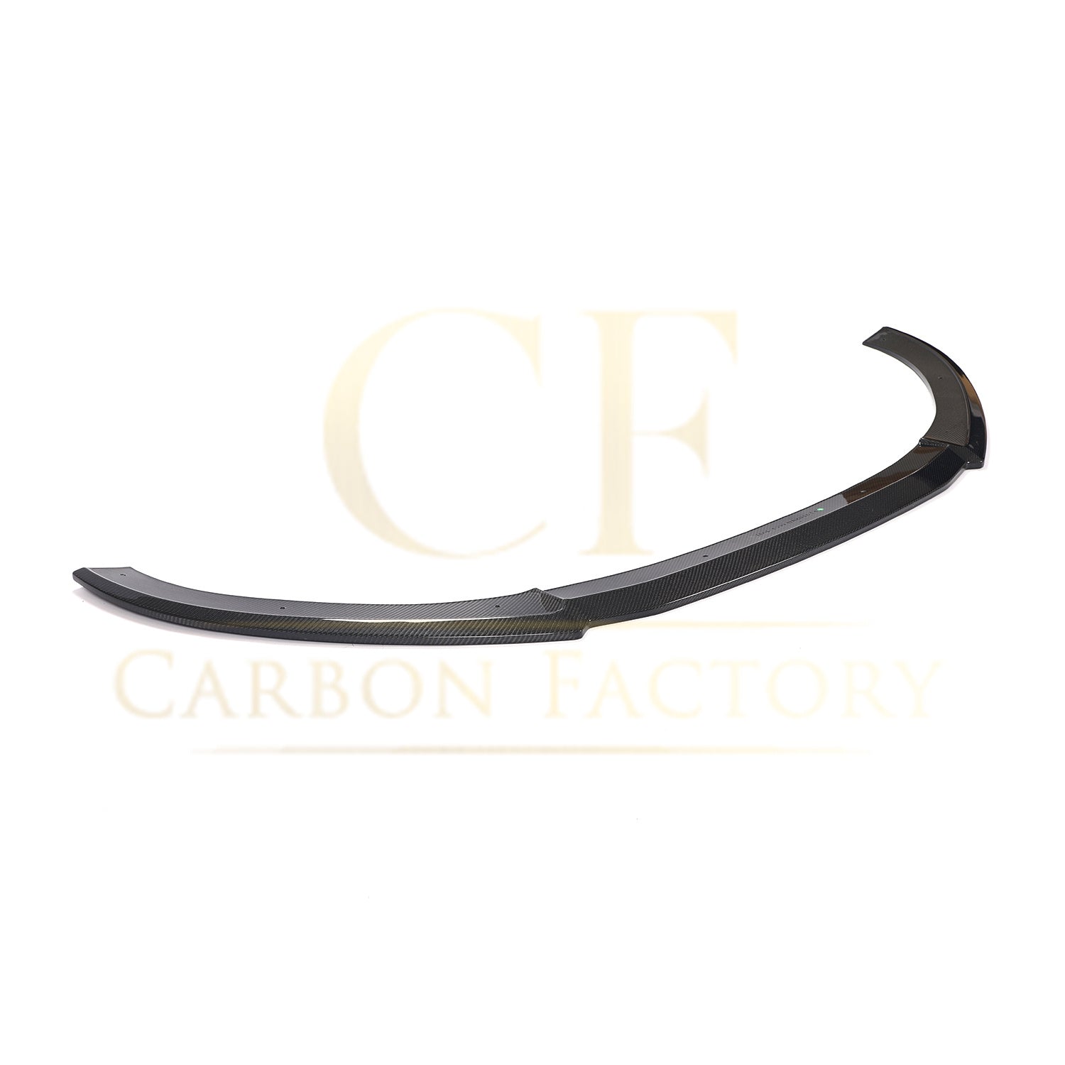 V Style Carbon Fibre Front Splitter for Audi C7 RS6 13-18-Carbon Factory