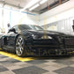 V Style Carbon Fibre Front Splitter for Audi R8 Gen 1 08-14-Carbon Factory