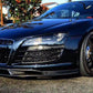 V Style Carbon Fibre Front Splitter for Audi R8 Gen 1 08-14-Carbon Factory