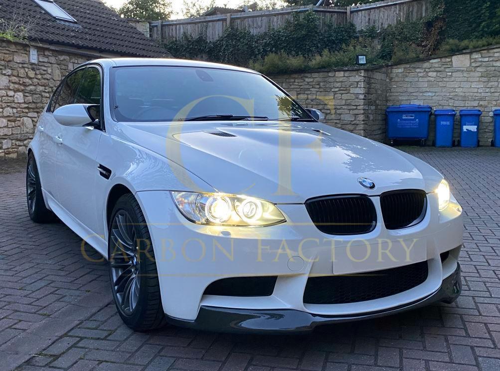 V Style Carbon Fibre Front Splitter for BMW E90 E92 E93 M3 07-13-Carbon Factory