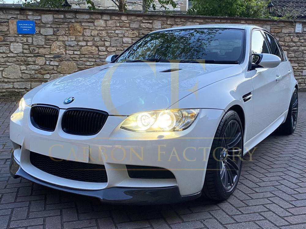 V Style Carbon Fibre Front Splitter for BMW E90 E92 E93 M3 07-13-Carbon Factory