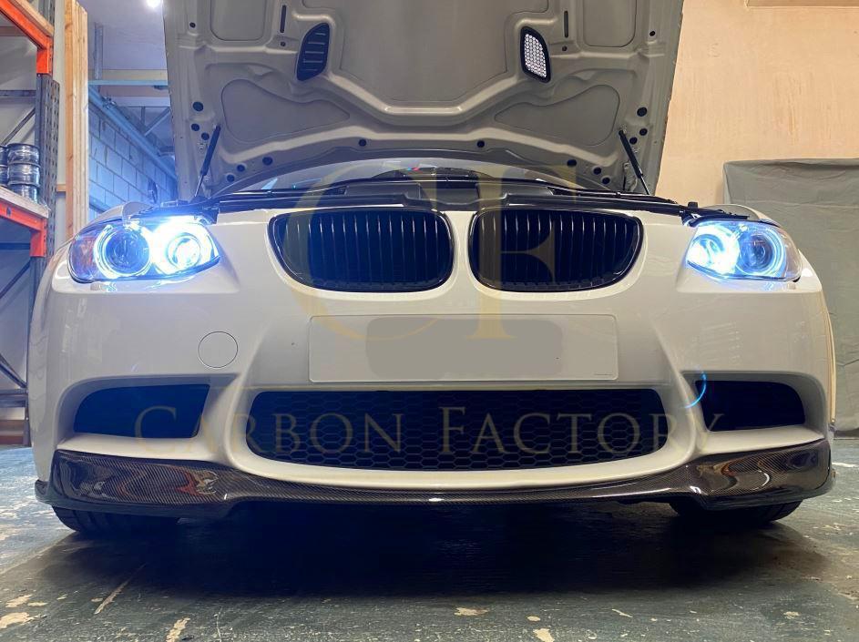 V Style Carbon Fibre Front Splitter for BMW E90 E92 E93 M3 07-13-Carbon Factory