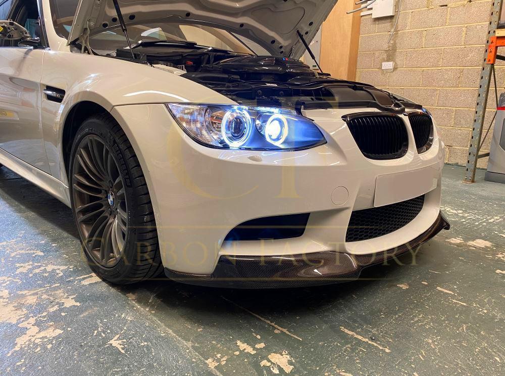 V Style Carbon Fibre Front Splitter for BMW E90 E92 E93 M3 07-13-Carbon Factory