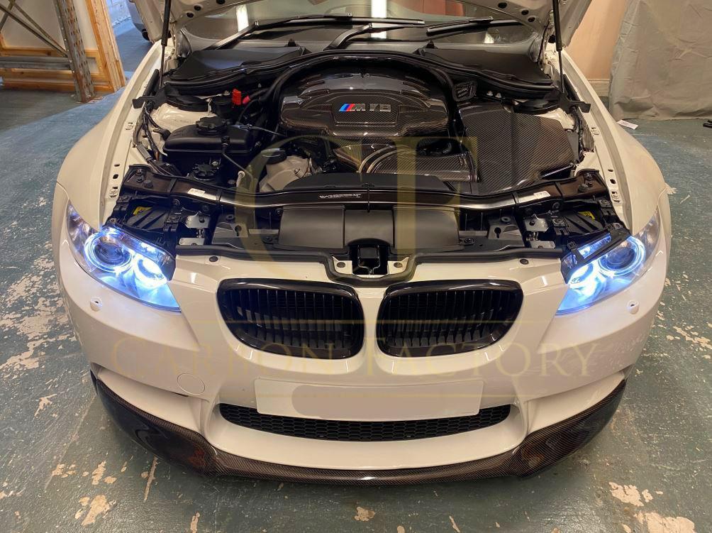 V Style Carbon Fibre Front Splitter for BMW E90 E92 E93 M3 07-13-Carbon Factory