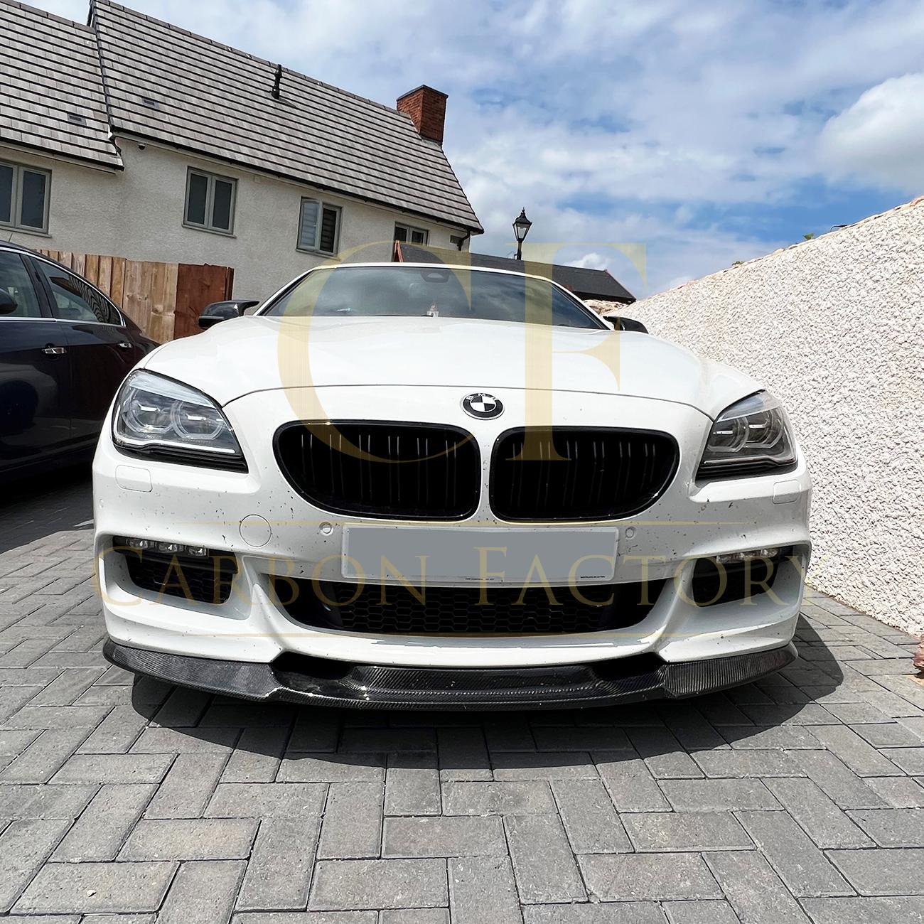 V Style Carbon Fibre Front Splitter for BMW F06 F12 F13 6 Series 11-18 - Carbon Factory