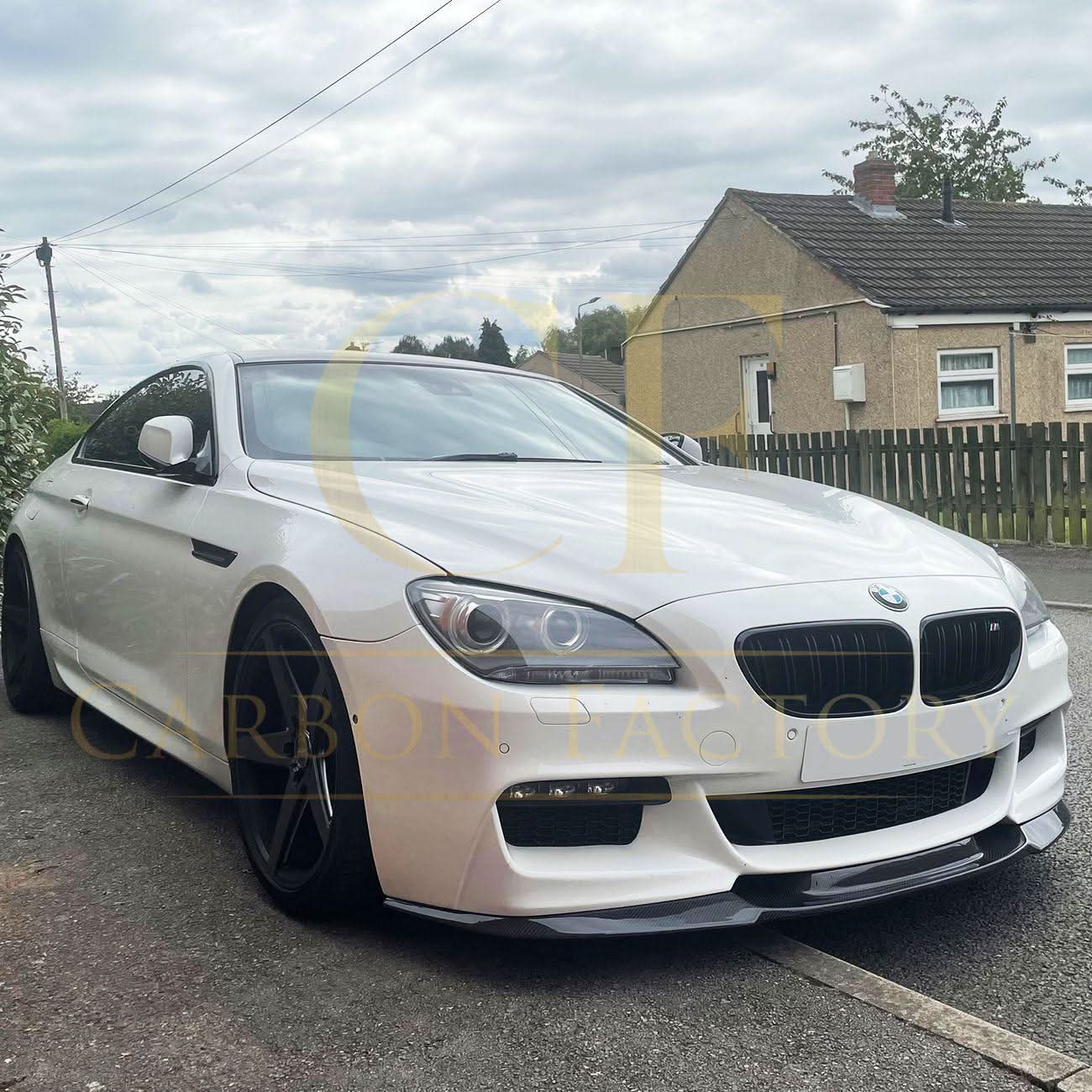 V Style Carbon Fibre Front Splitter for BMW F06 F12 F13 6 Series 11-18 - Carbon Factory