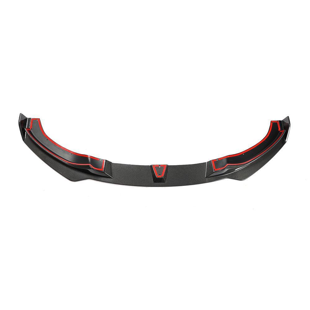 V Style Carbon Fibre Front Splitter for BMW F32 F33 F36 4 Series 14-20-Carbon Factory