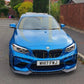 V Style Carbon Fibre Front Splitter for BMW F87 M2 OG 16-18-Carbon Factory