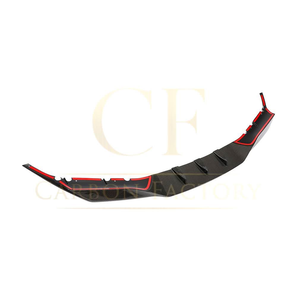 V Style Carbon Fibre Front Splitter for BMW F90 M5 Pre-LCI 17-20 - Carbon Factory