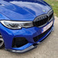 V Style Carbon Fibre Front Splitter for BMW G20 G21 3 Series Pre-LCI M Sport 19-22-Carbon Factory