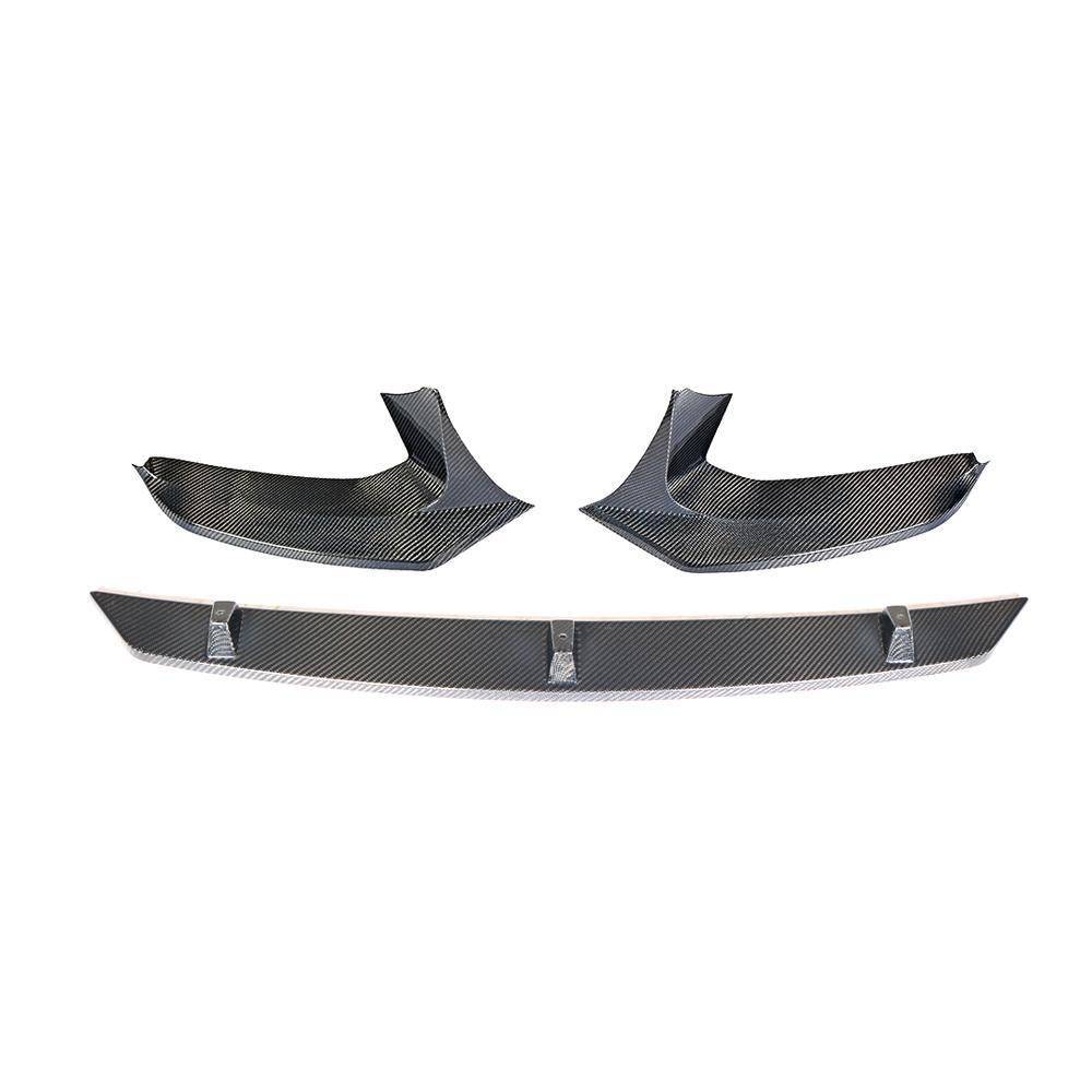 V Style Carbon Fibre Front Splitter for BMW G30 5 Series M Sport 17-20-Carbon Factory