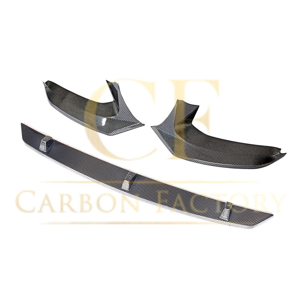V Style Carbon Fibre Front Splitter for BMW G30 5 Series M Sport 17-20-Carbon Factory