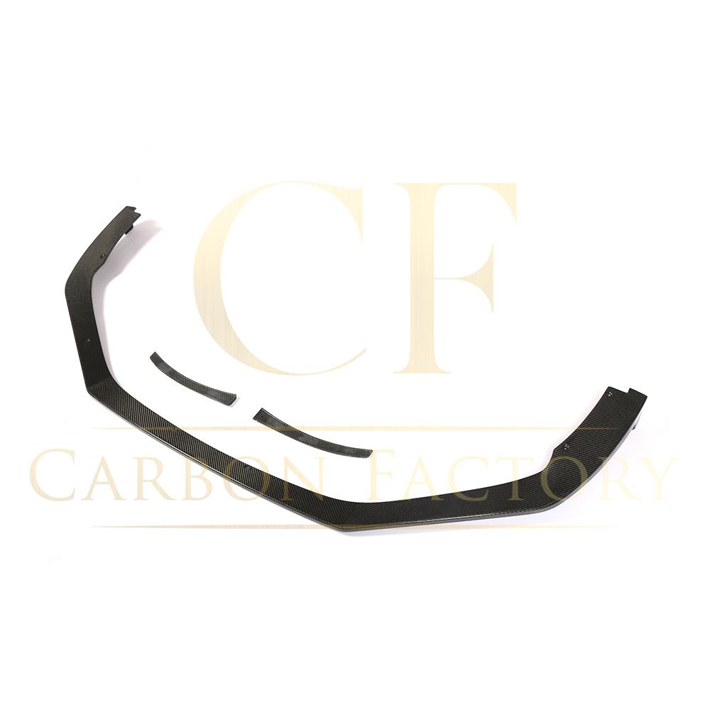 V Style Carbon Fibre Front Splitter for Porsche Boxster & Cayman 718 16-21-Carbon Factory
