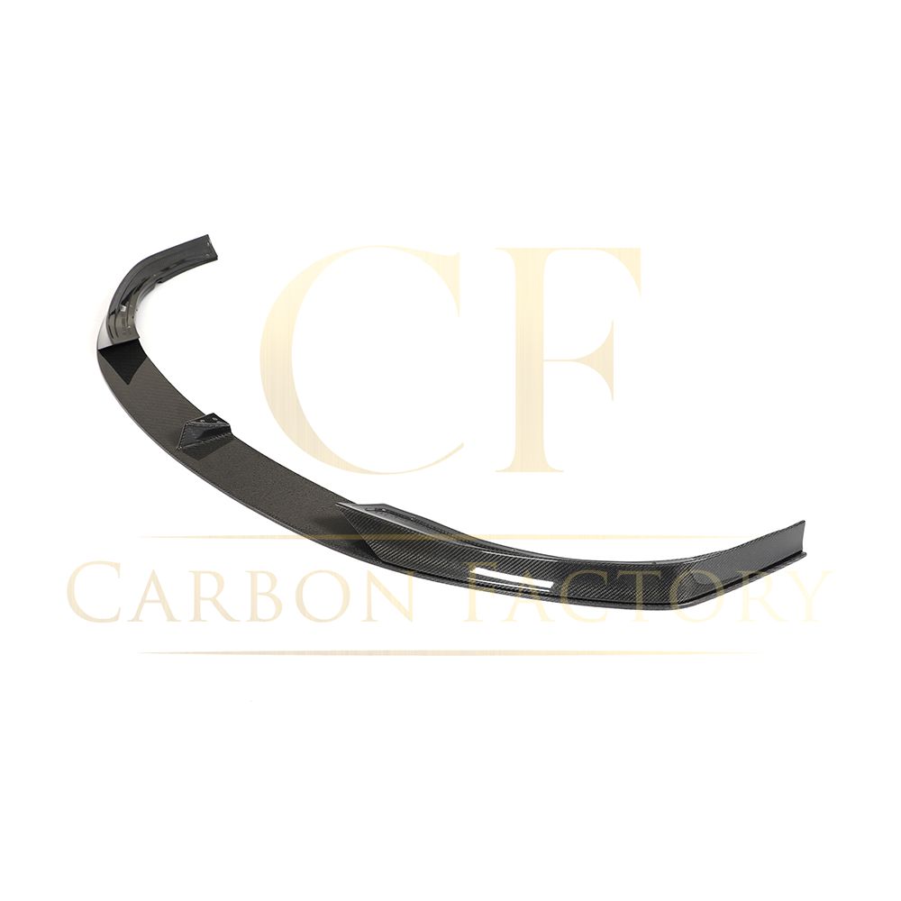 V Style Carbon Fibre Front Splitter for Tesla Model S Facelift 21-Present-Carbon Factory