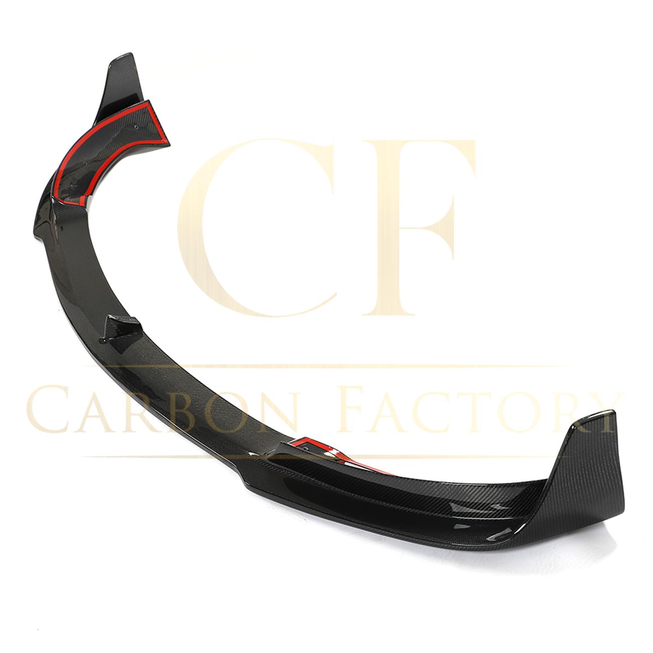 V Style Carbon Fibre Front Splitter for Tesla Model Y 19-23-Carbon Factory