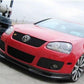 V Style Carbon Fibre Front Splitter for VW Golf MK5 GTI 04-09-Carbon Factory