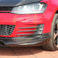 V Style Carbon Fibre Front Splitter for VW Golf MK7 GTI 14-17-Carbon Factory