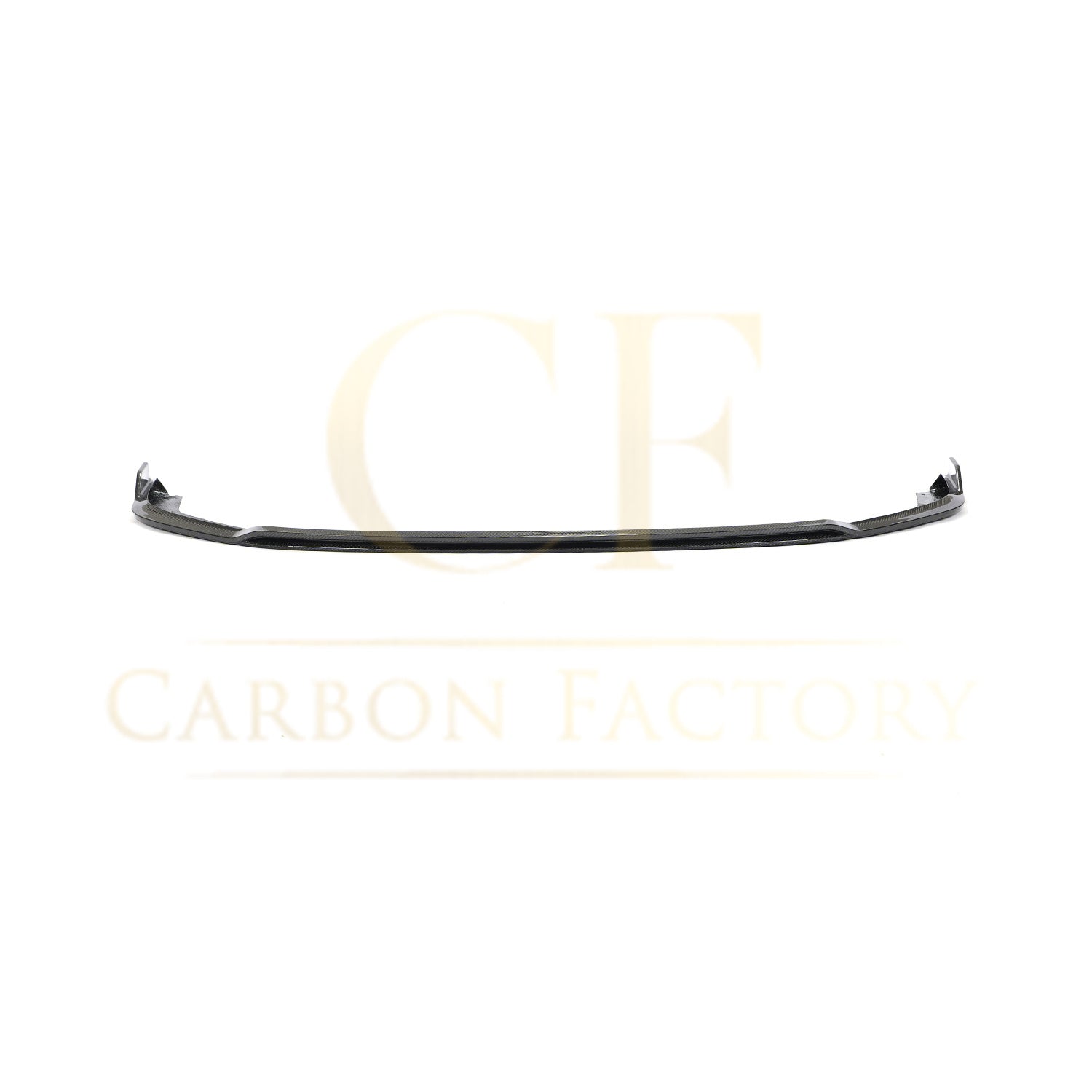 V Style Carbon Fibre Front Splitter for VW Polo MK6 GTI 17-20-Carbon Factory