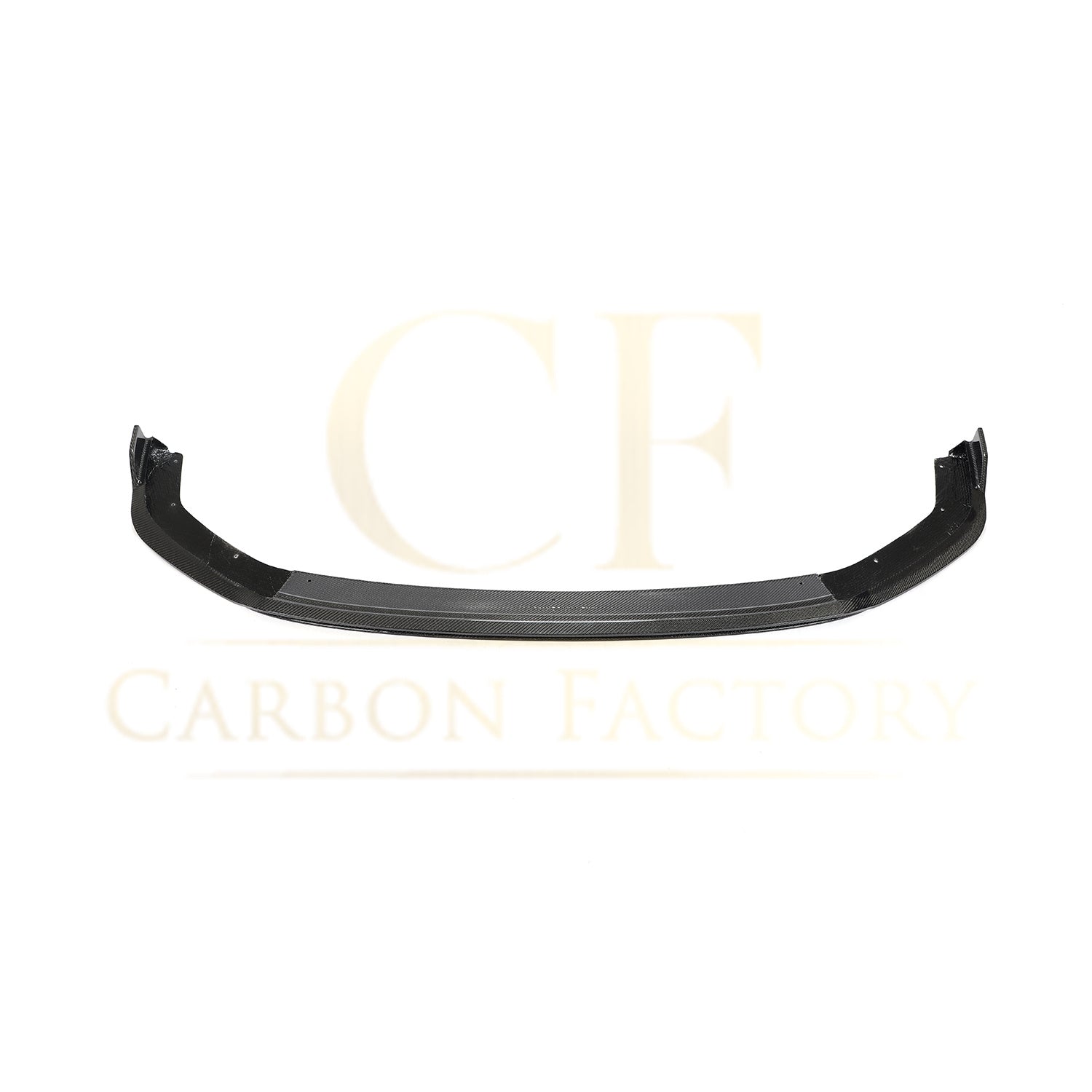 V Style Carbon Fibre Front Splitter for VW Polo MK6 GTI 17-20-Carbon Factory