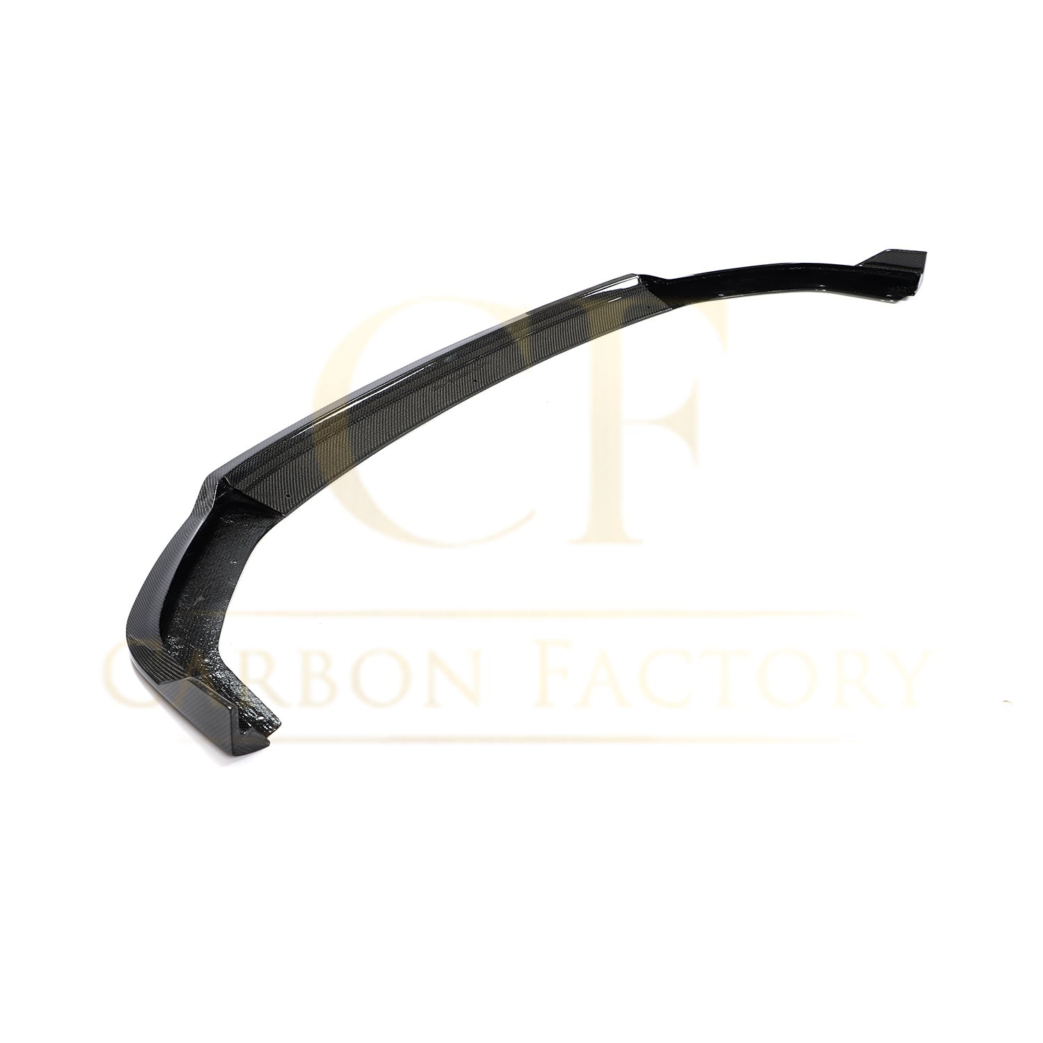 V Style Carbon Fibre Front Splitter for VW Polo MK6 GTI 17-20-Carbon Factory