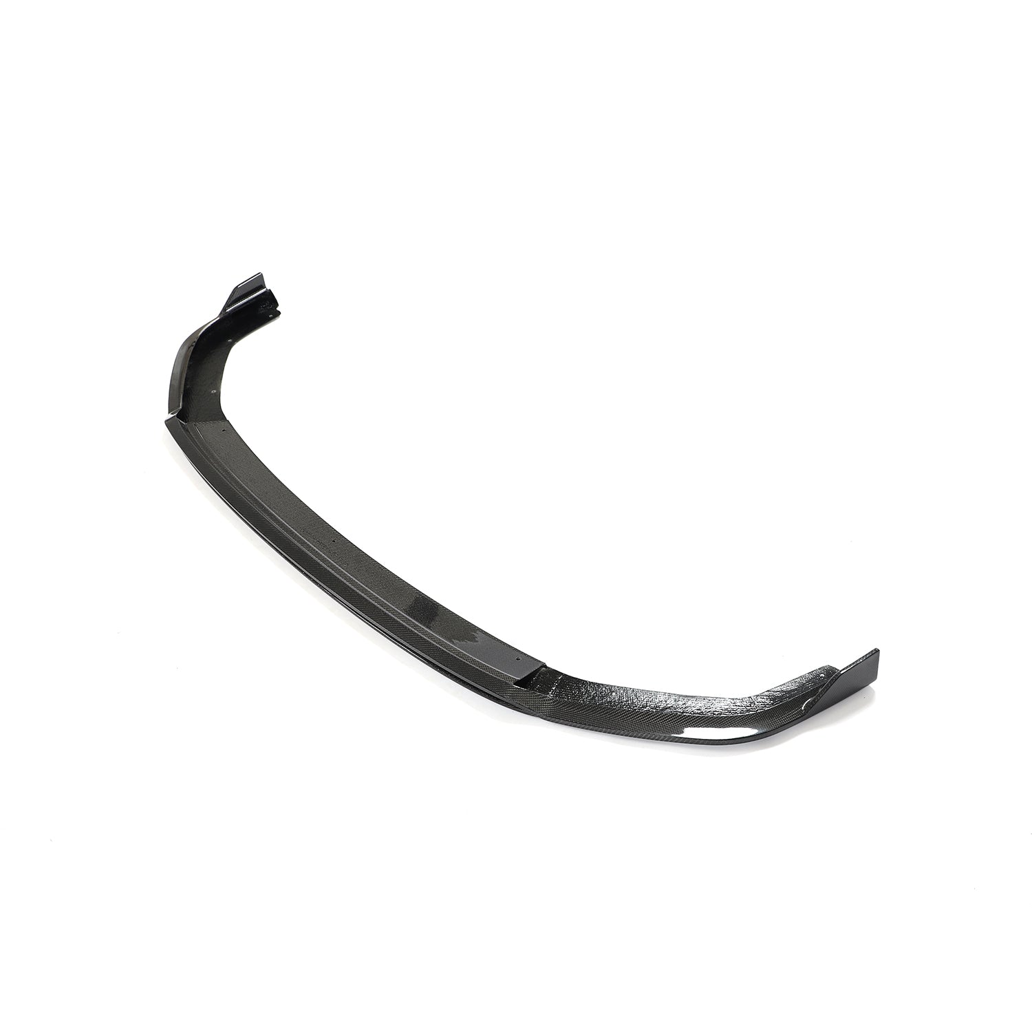V Style Carbon Fibre Front Splitter for VW Polo MK6 GTI 17-20-Carbon Factory