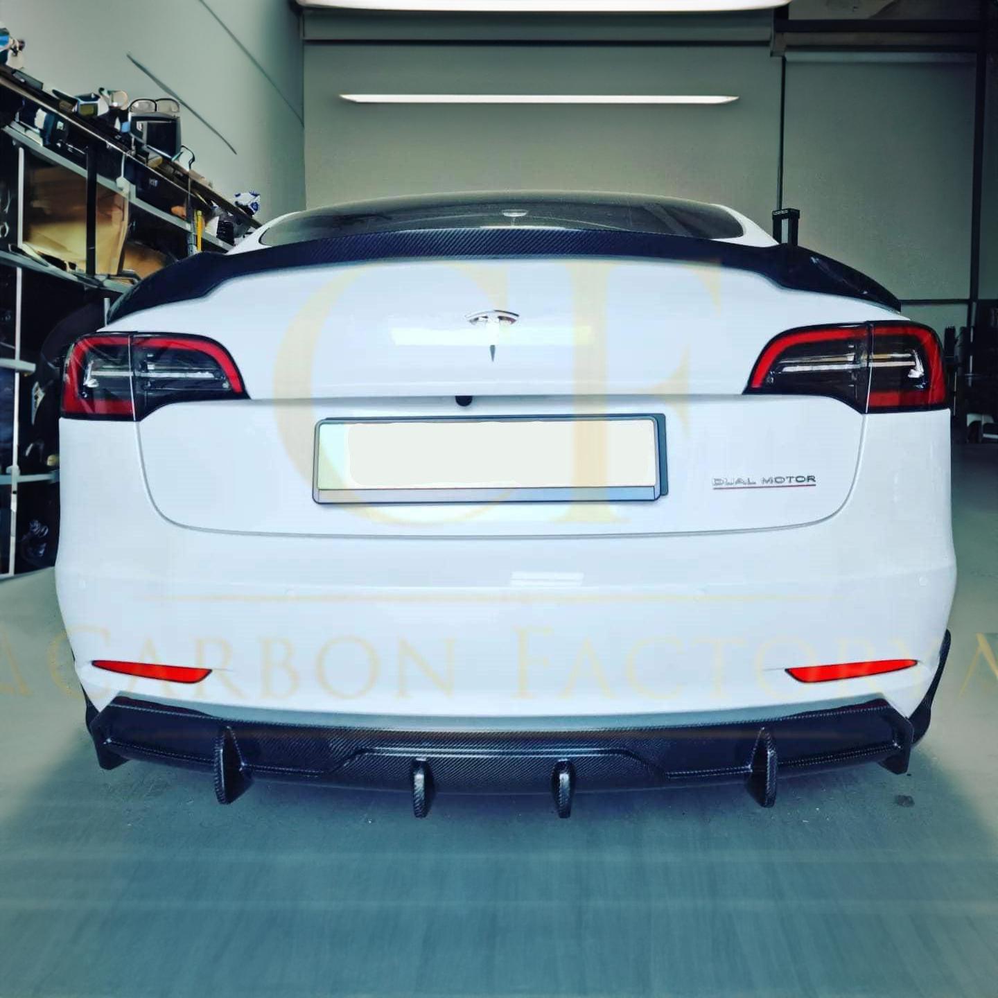 V Style Carbon Fibre Kit for Tesla Model 3 16-23-Carbon Factory